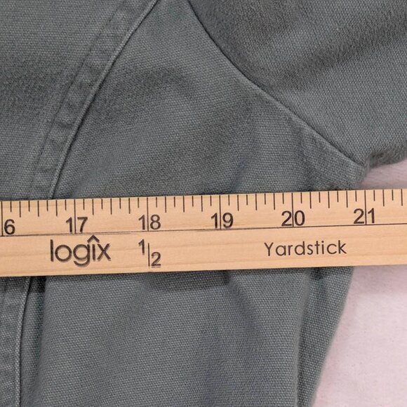 Natural Reflections Shacket Shirt Womens L Green Gorpcore Cabincore Lumberjack - Picture 5 of 10